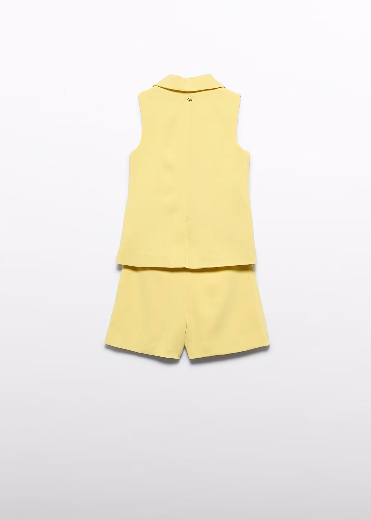 Completo bermuda Abel&Lula crepe bambina - Giallo