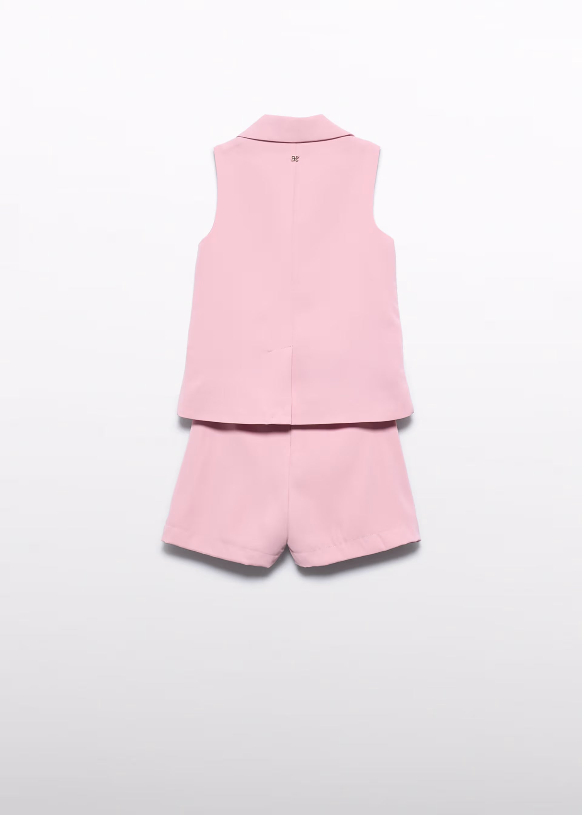 Completo bermuda Abel&Lula crepe bambina - Rosa