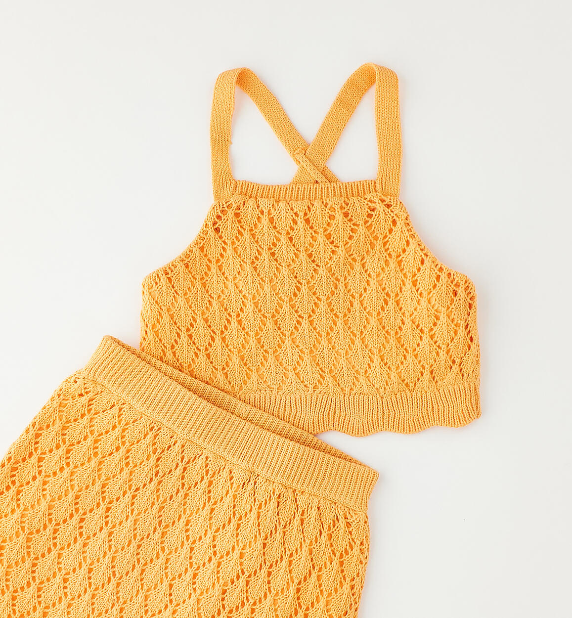 Completo due pezzi Sarabanda bambina - Arancio