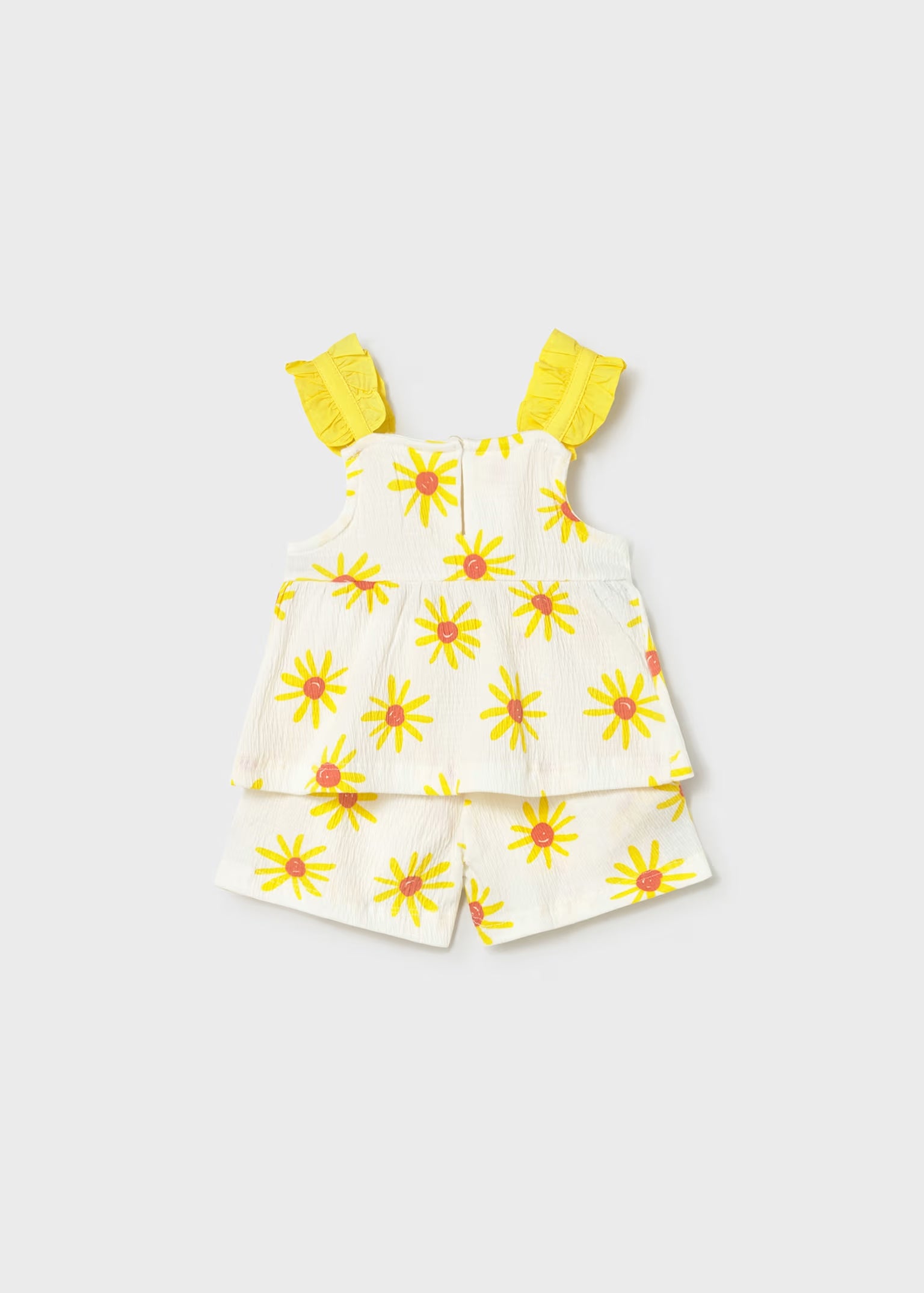 Completo Mayoral pantaloncino e canottiera neonata - Fantasia Sole