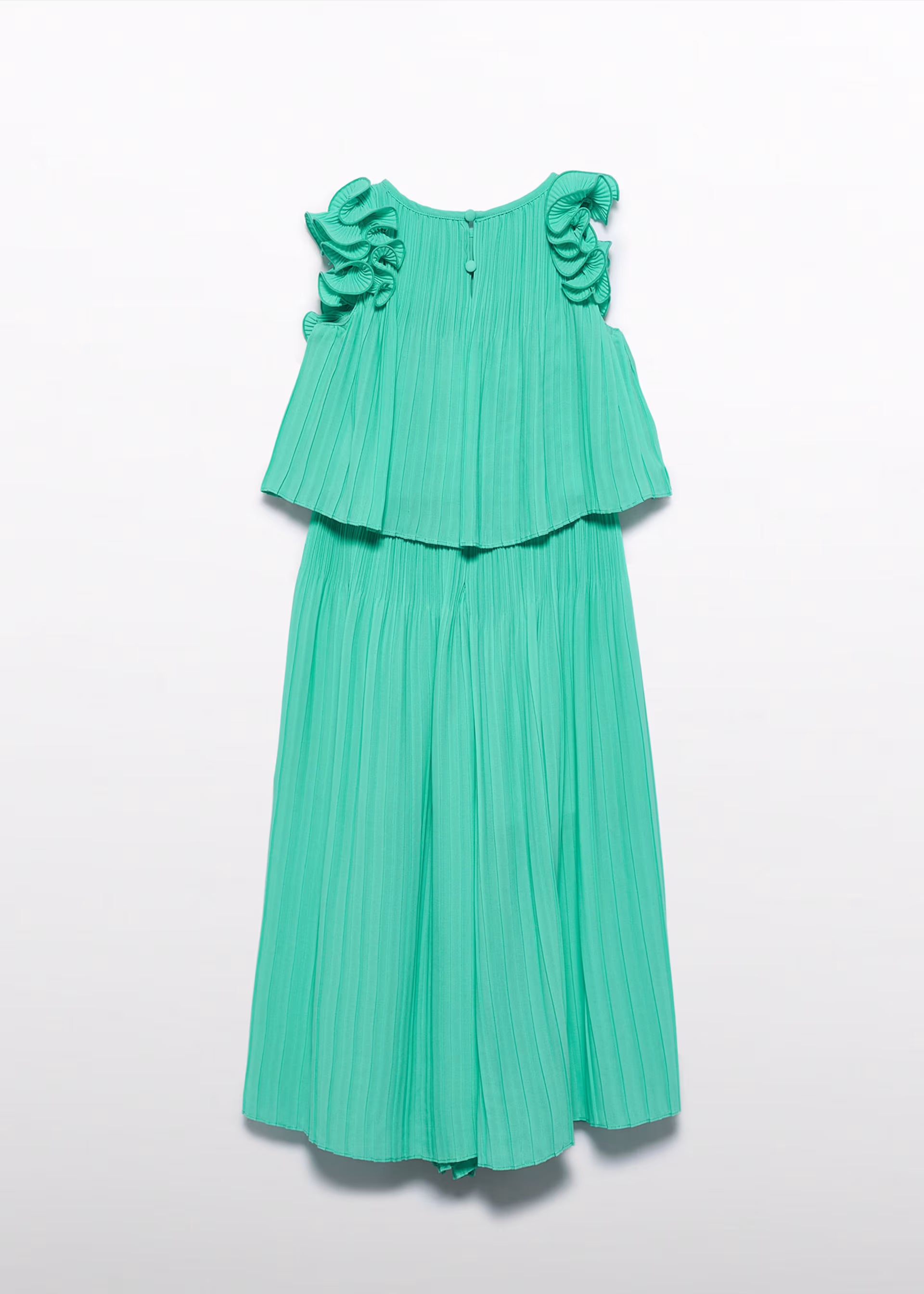 Completo pantalone chiffon Abel&Lula plissettata bambina - Acquamarina