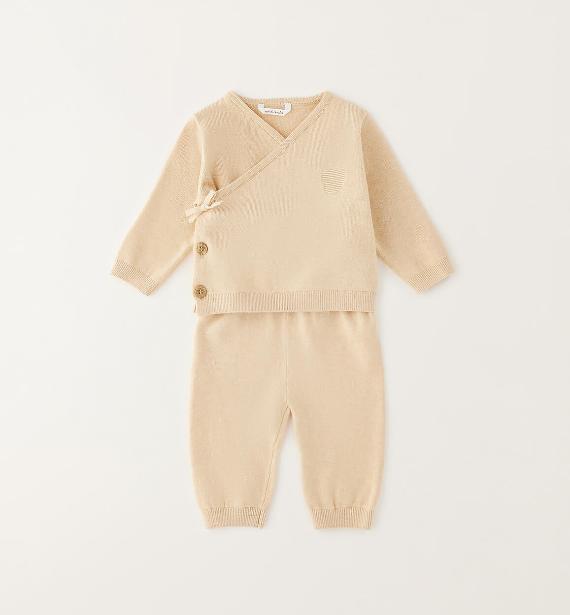Completo unisex neonati Minibanda - Beige