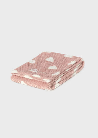 COPERTINA NUVOLETTE IN PELLICCIA ROSA