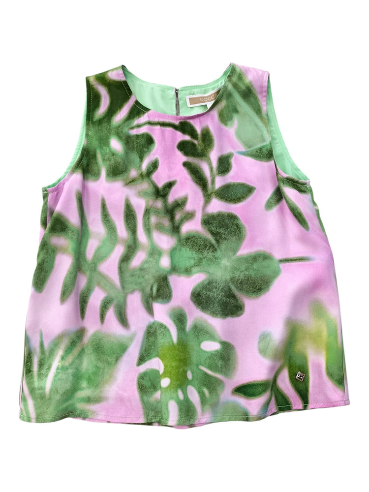 Blusa Kocca fantasia - Verde/Lilla