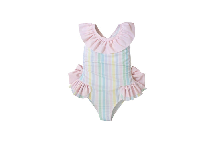 Costume intero Meia Pata - Righe multicolor