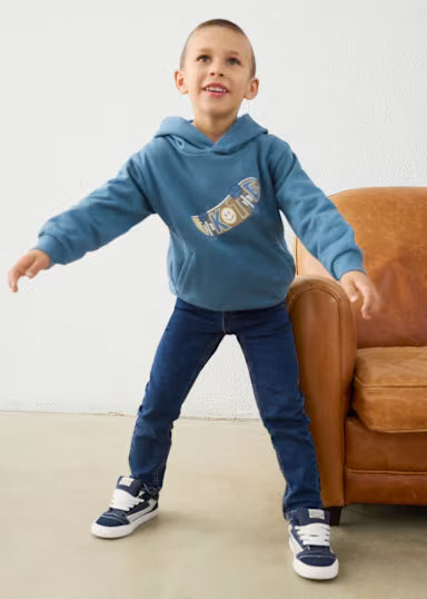 FELPA SKATEBORD CON CAPPUCCIO AVION