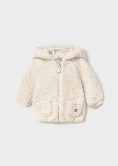 CAPPOTTINO TEDDY CON CAPPUCCIO BEIGE