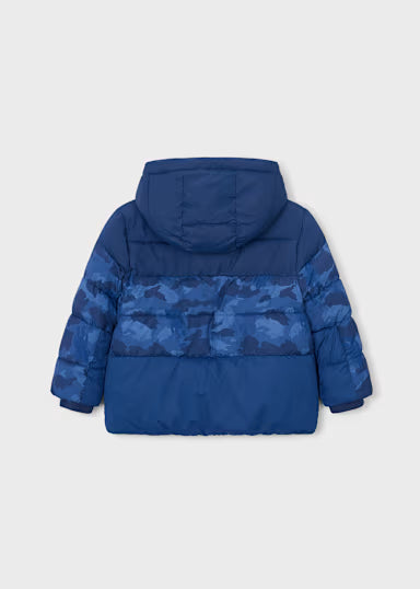 PIUMINO IMBOTTITO BLU CAMOUFLAGE