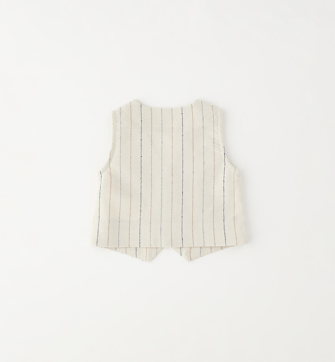Gilet cerimonia Minibanda neonato - Righe Beige