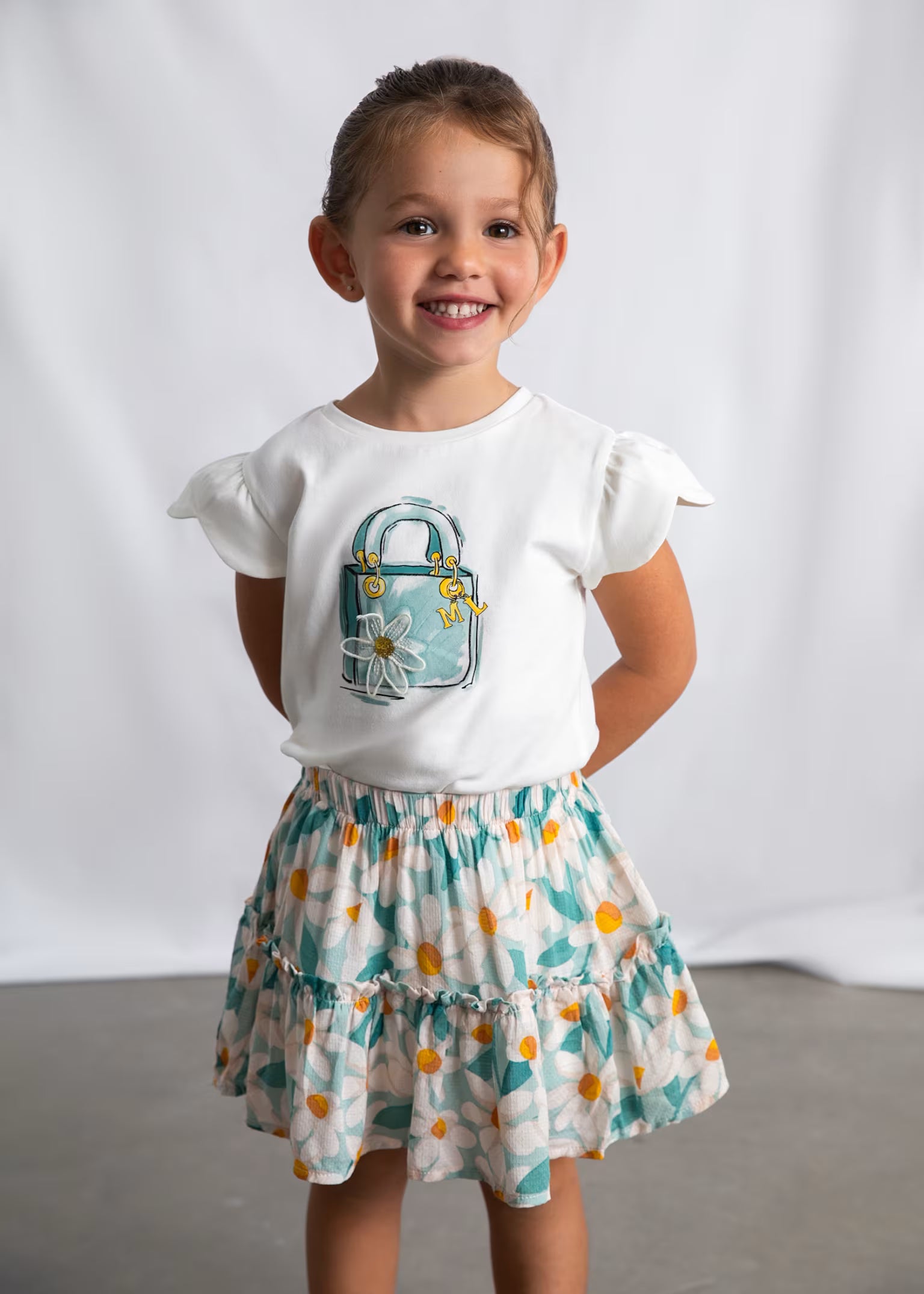Gonna bambina Mayoral fantasia Margherite