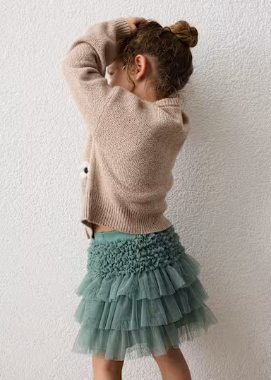 GONNA IN TULLE VERDE