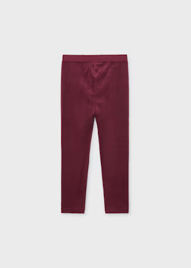 LEGGINS IN CINIGLIA BORDOUX