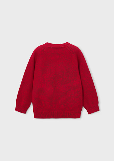 MAGLIONCINO BASICO TINTA UNITA ROSSO