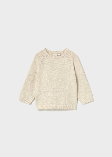 MAGLIONE BASICO TINTA UNITA CARTA DA ZUCCHERO