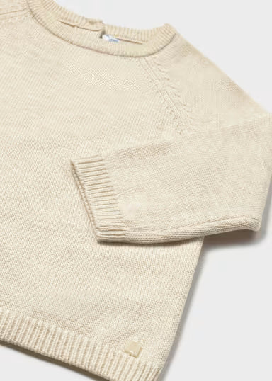 MAGLIONE BASICO TINTA UNITA CARTA DA ZUCCHERO