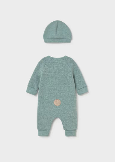 TUTINA ORSO CON CAPPELLO VERDE SALVIA