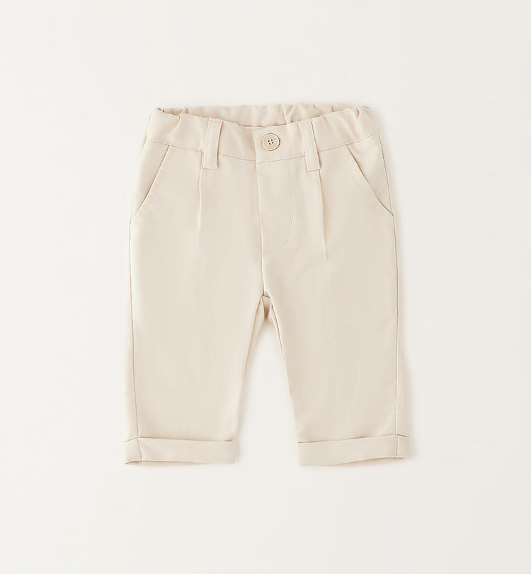 Pantalone elegante bimbo Minibanda - Beige