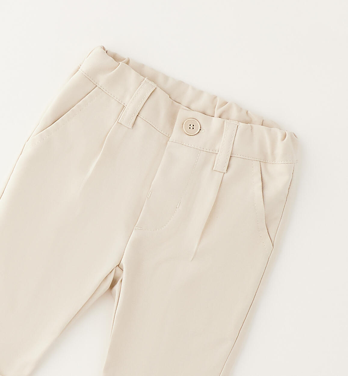 Pantalone elegante bimbo Minibanda - Beige