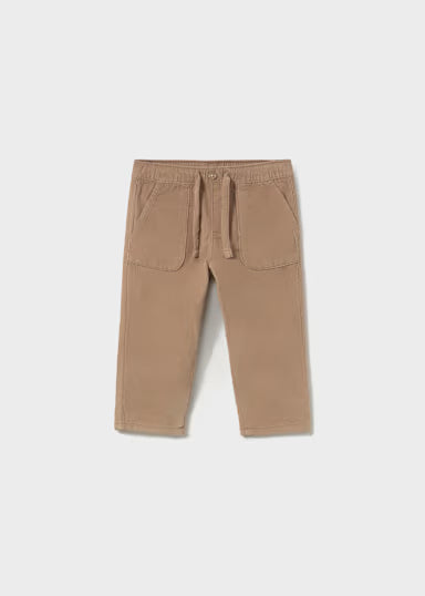 PANTALACCIO IN VELLUTO A COSTINE TORTORA