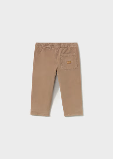 PANTALACCIO IN VELLUTO A COSTINE TORTORA