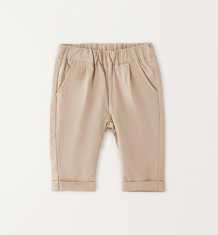 Pantaloni eleganti neonato Minibanda - Beige