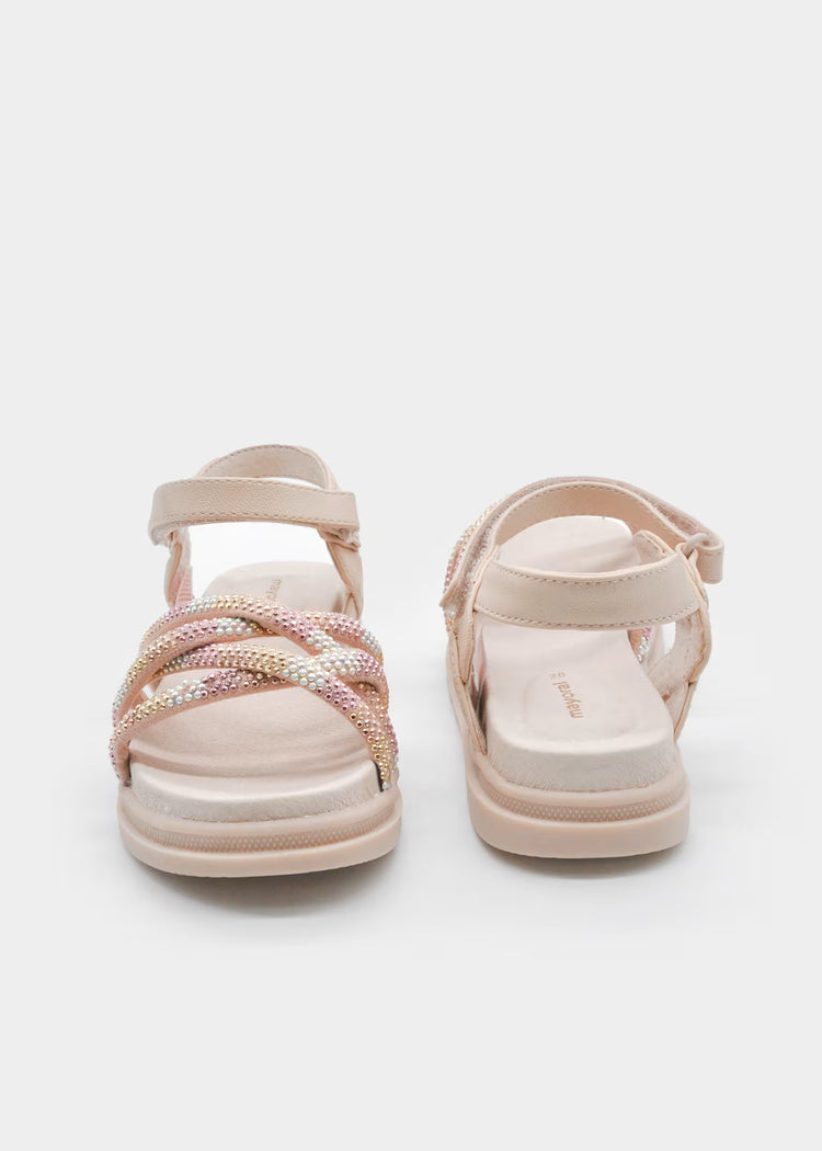 Sandali glitterata bambina Mayoral - Cipria
