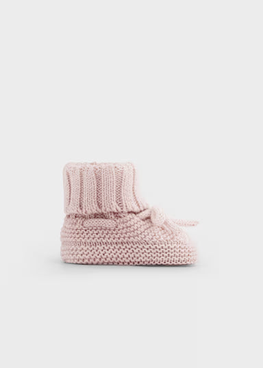 BABBUCCINE TRICOT ROSA BABY