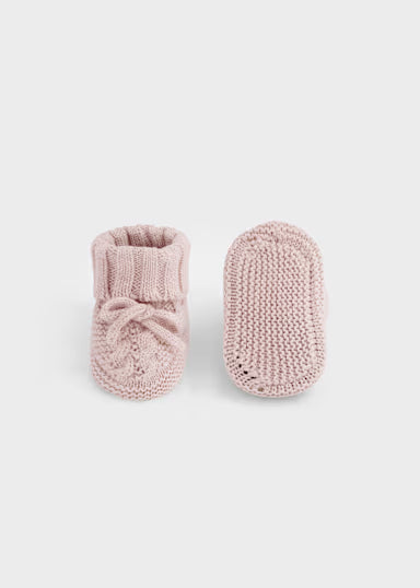 BABBUCCINE TRICOT ROSA BABY