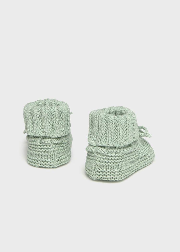 Scarpine tricot neonato Mayoral - Verde Menta