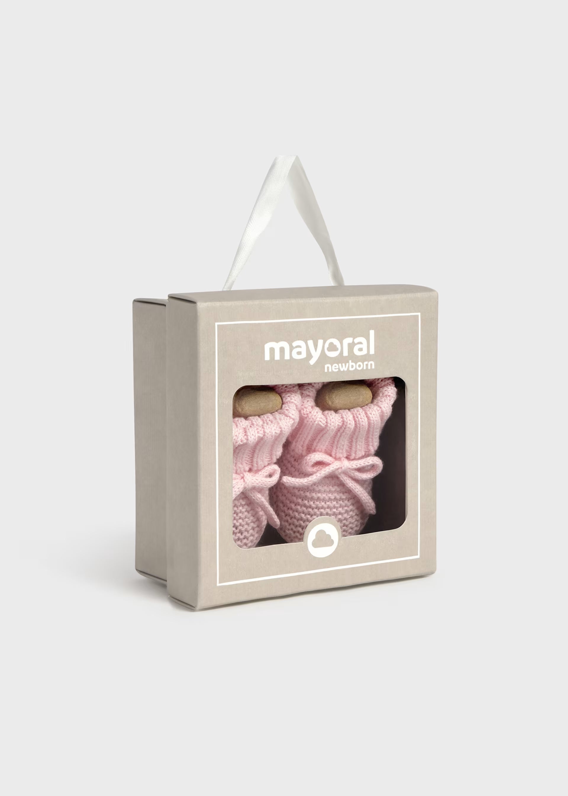 Scarpine tricot neonato Mayoral - Rosa