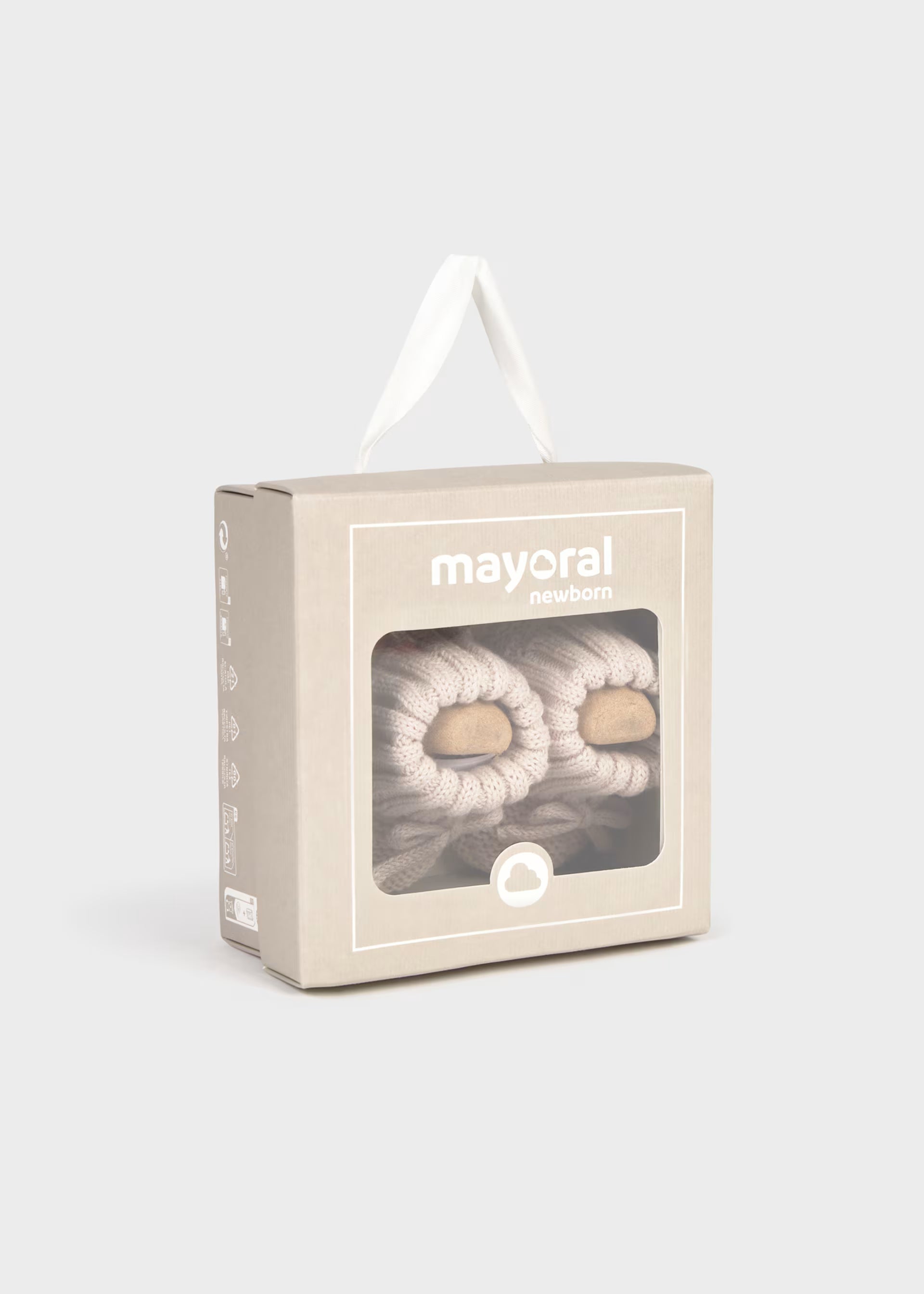 Scarpine tricot neonato Mayoral - Beige
