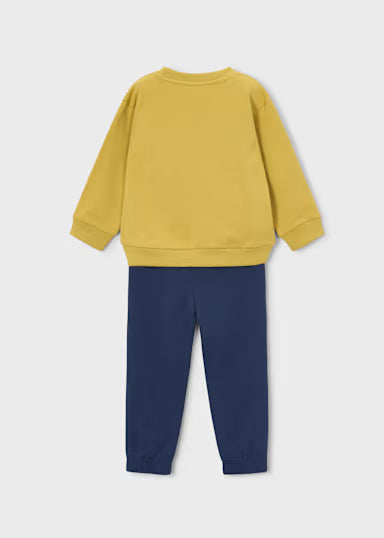 COORDINATO TUTA SKATEBOARD OCRA/BLU