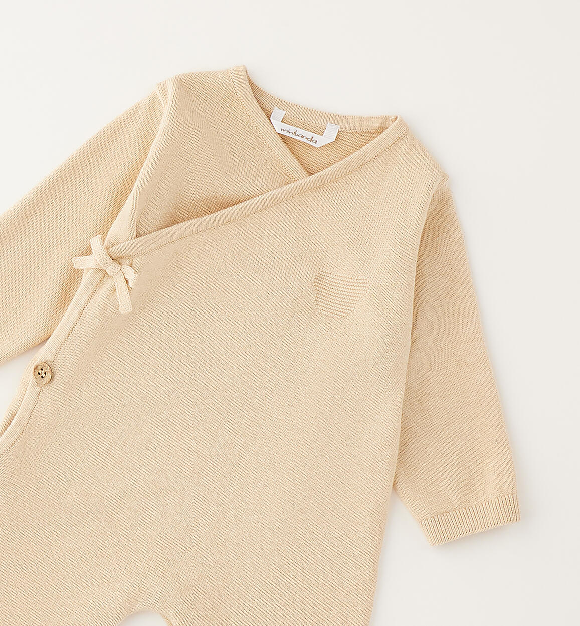 Tutina neonati Minibanda unisex - Beige