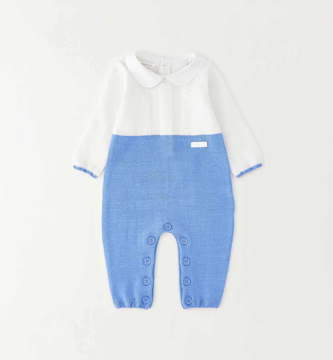 Tutina per neonato Minibanda - Bianco/Azzurro