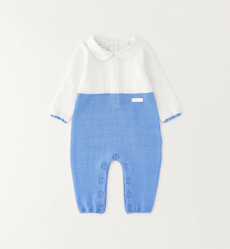 Tutina per neonato Minibanda - Bianco/Azzurro