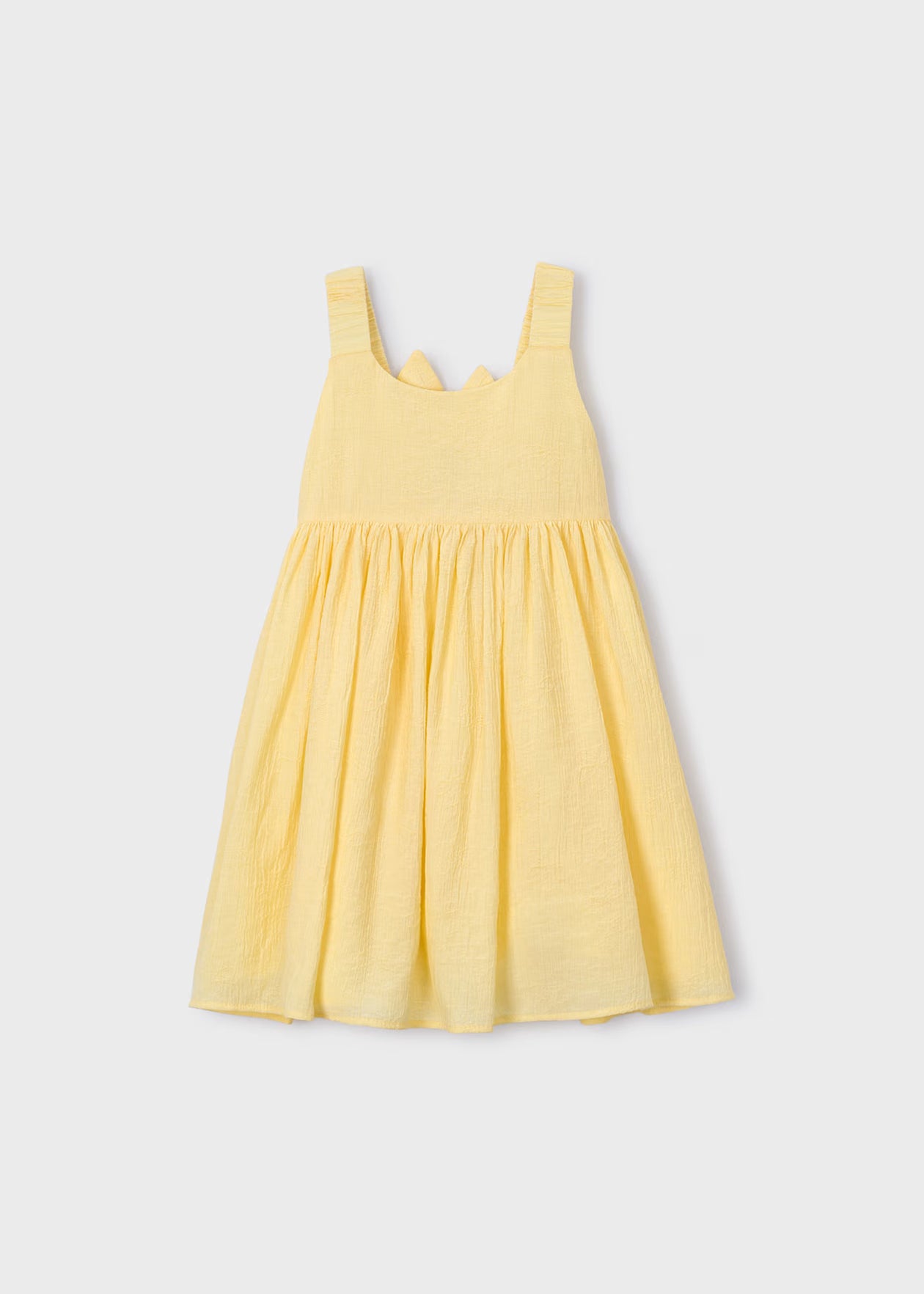 Vestito Mayoral cerimonia fiori bambina - Giallo
