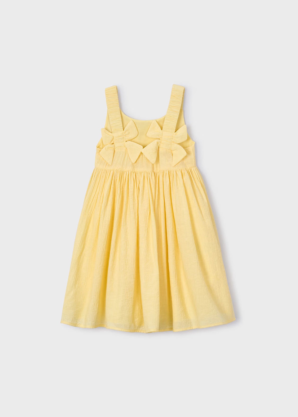 Vestito Mayoral cerimonia fiori bambina - Giallo