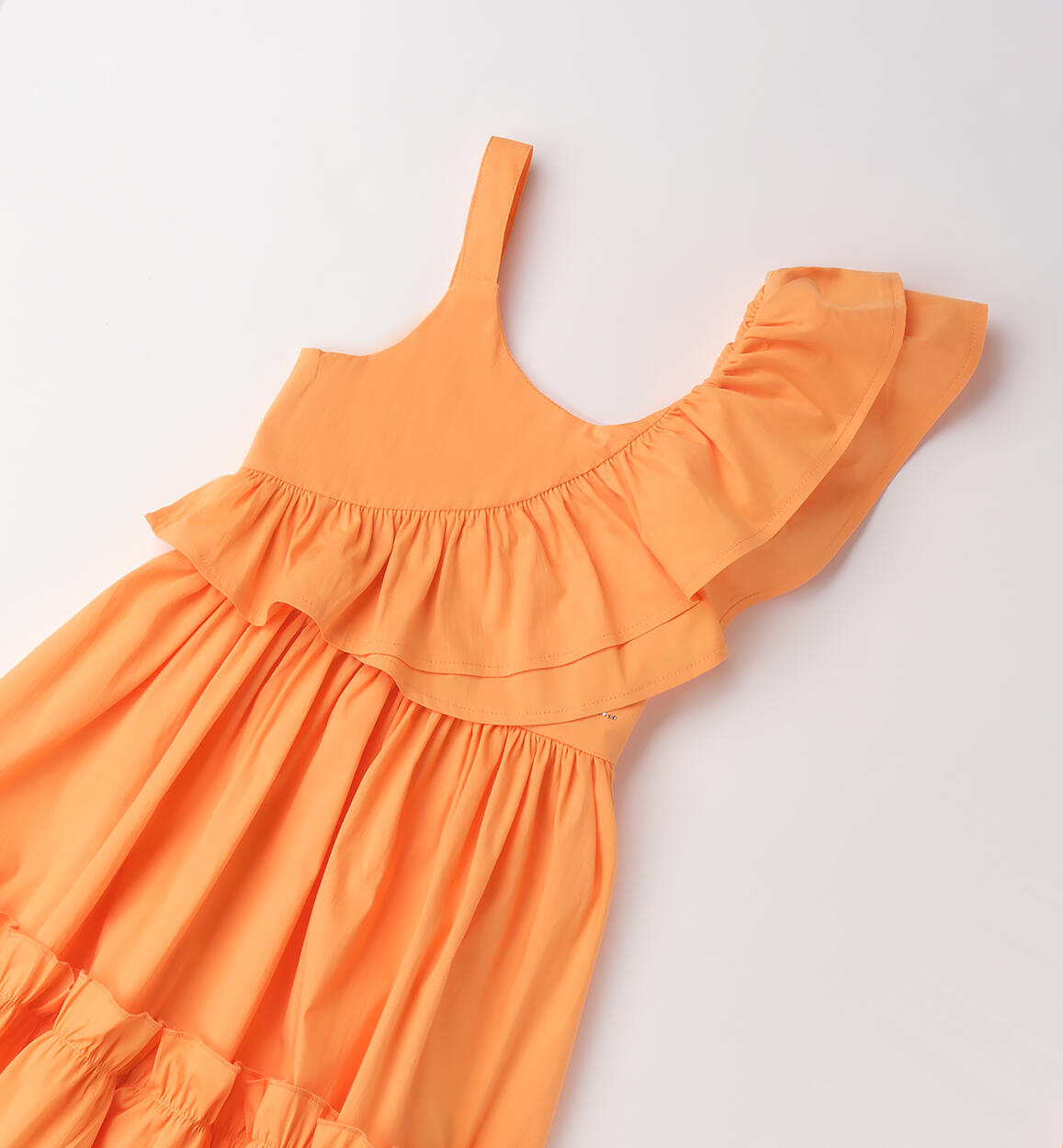 Vestito monospalla Sarabanda bambina