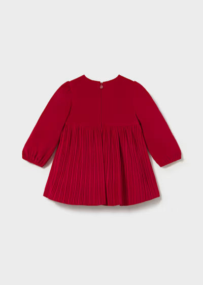 ABITINO IN VELLUTO ELEGANTE DRAPPEGGIATO ROSSO